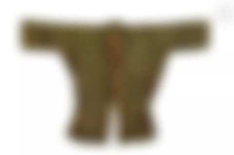 Talismanic Shirt; A green silk calligraphic talismanic shirt made from a Holy Shrine coverlet (preview)