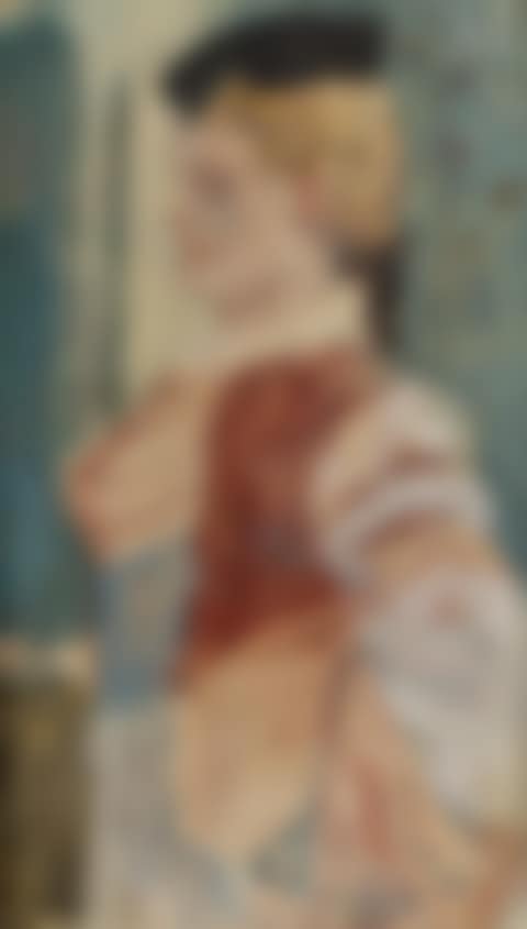 Woman with a Scottish hat (preview)