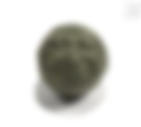Two-faced terracotta sculpture with green patina (preview)