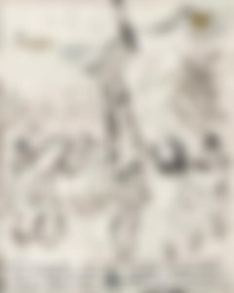 Autograph letter illustrated with dancing characters (preview)
