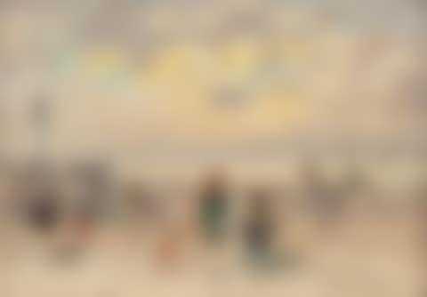 End of day on the beach, Trouville 1955 (preview)