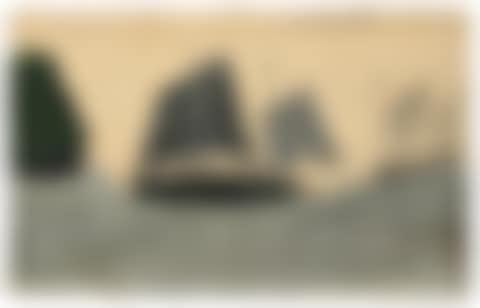 Two Luggers by a Headland (preview)