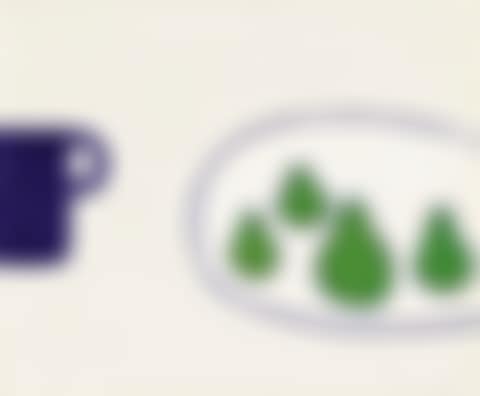 Blue Cup and Pears (preview)