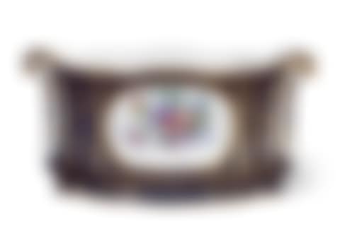 A SEVRES PORCELAIN "BLEU LAPIS" FLOWER VASE (CUVETTE A FLEURS "ROUSSEL") (preview)