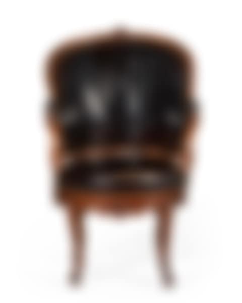 A LOUIS XV WALNUT FAUTEUIL DE BUREAU (preview)