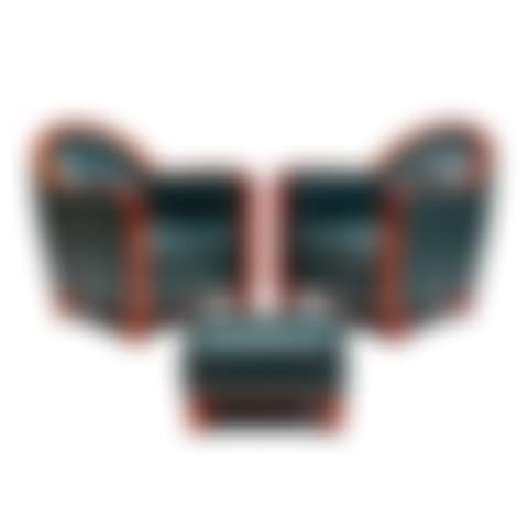 Pair of Club Chairs and Ottoman (preview)