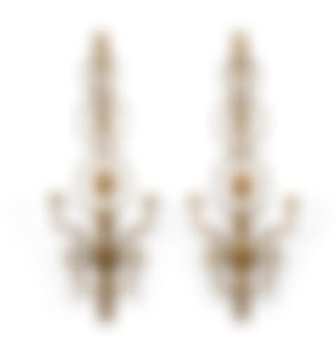 A PAIR OF ITALIAN GILTWOOD AND GILT-METAL TWIN-BRANCH WALL-LIGHTS (preview)