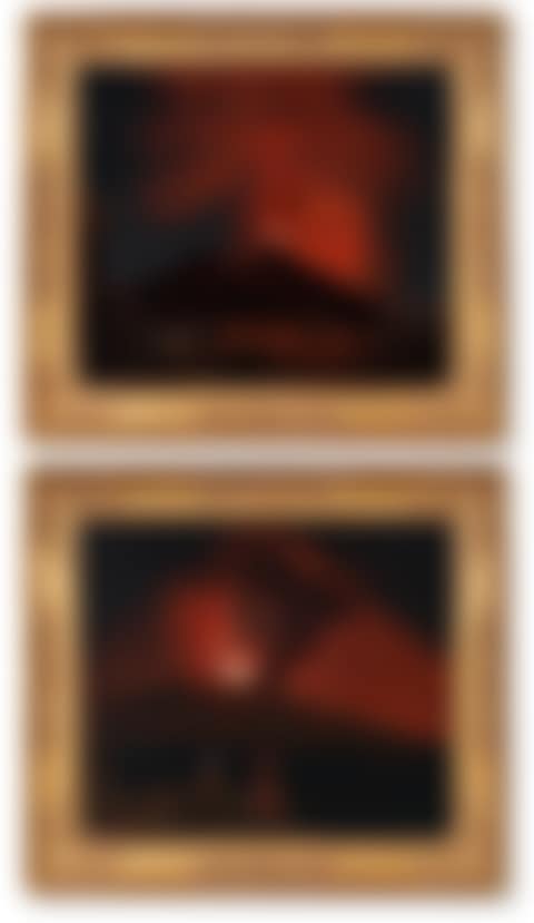 A Pair of Nocturnal Views of Mount Vesuvius (preview)
