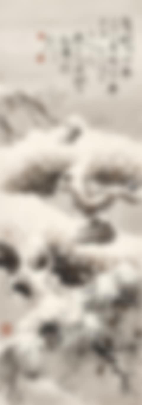 Mighty pine covered with snow (preview)