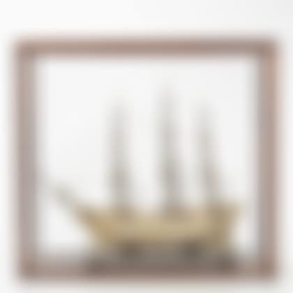 Carved Whalebone Model Ship (preview)