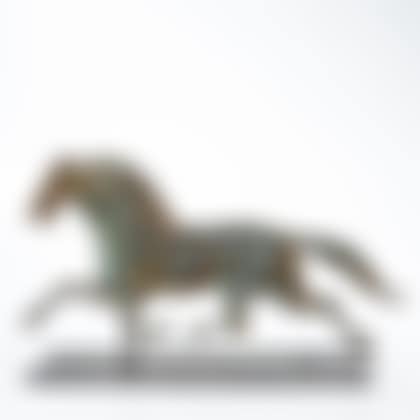 Molded Sheet Copper and Cast-Iron Running Horse Weathervane (preview)