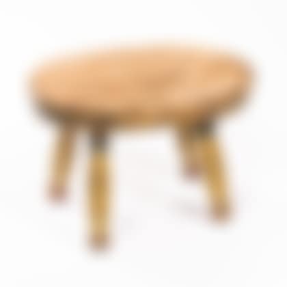 Polychrome Painted Footstool (preview)