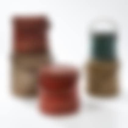 Five Painted Lidded Pails (preview)