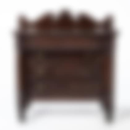 Miniature Mahogany and Mahogany Veneer Sheraton Bureau (preview)