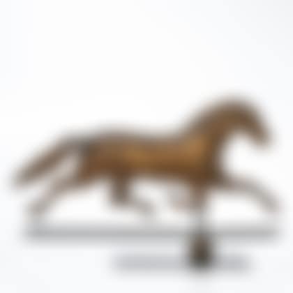 Molded Sheet Copper Running Horse Weathervane (preview)