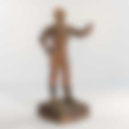 Cast Iron Painted Lawn Jockey (preview)
