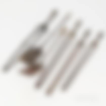 Six Brass and Iron Fireplace Tools (preview)