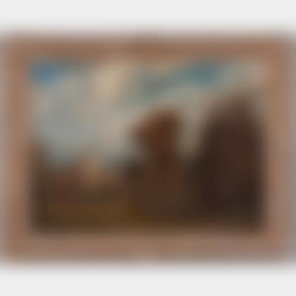 Autumn Landscape with Church. (preview)