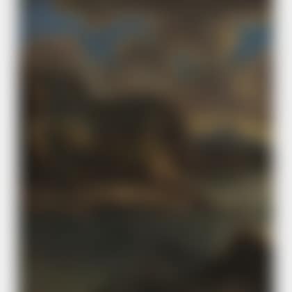 Nocturnal Shore View of Fishing Boats by a Coast with Cliffs (preview)
