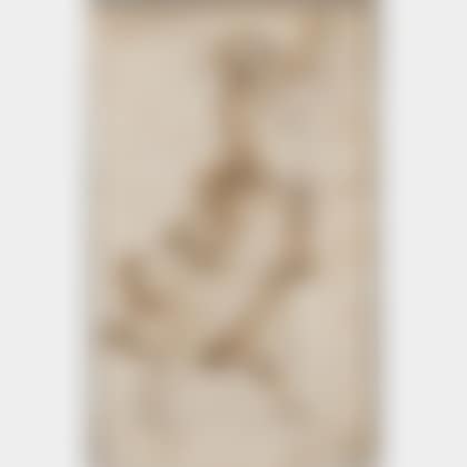 Striding Half-nude Female Figure Seen from Behind (preview)