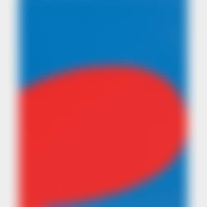 Red/Blue (Untitled) , from the portfolio Ten Works x Ten Painters (preview)