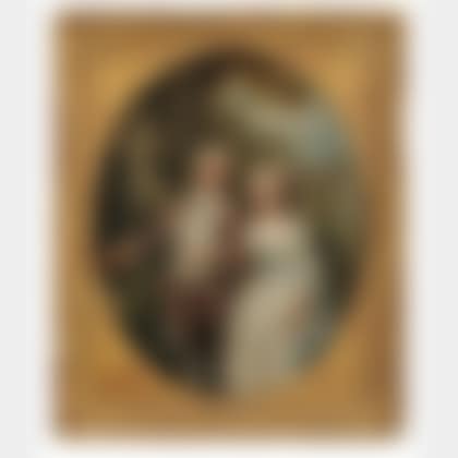 Cupid"s Secret/Courting Couple in a Garden (preview)