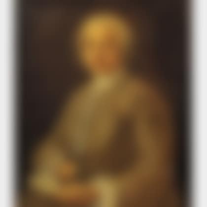 Portrait of a Gentleman in a Gold Coat Holding a Letter (preview)