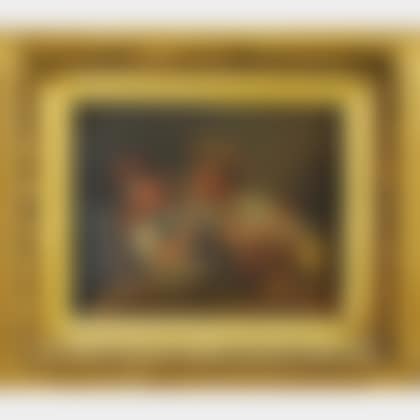 Young Couple Flirting at Kitchen Table (preview)