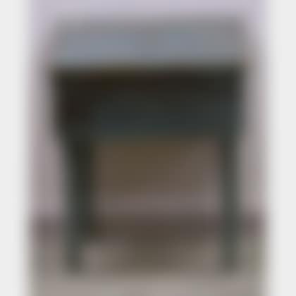Blue-painted Country Pine Lift-top Writing Desk (preview)