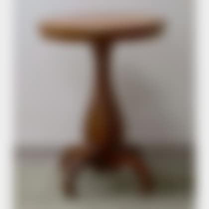 Art Nouveau Marquetry Decorated Blondewood Veneer Pedestal-base Stand (preview)