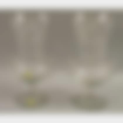 Pair of Large Steuben Colorless Glass Footed Vases (preview)