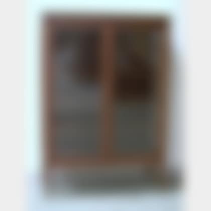Inlaid Mahogany Two-Door China Cabinet (preview)