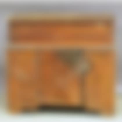 Country Stained Pine Dry Sink with Lid (preview)