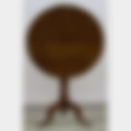 Georgian Oak and Walnut Tilt-top Tripod Table (preview)