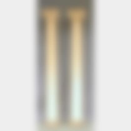 Pair of Decorative Painted Gesso and Wood Ionic Fluted Columns (preview)