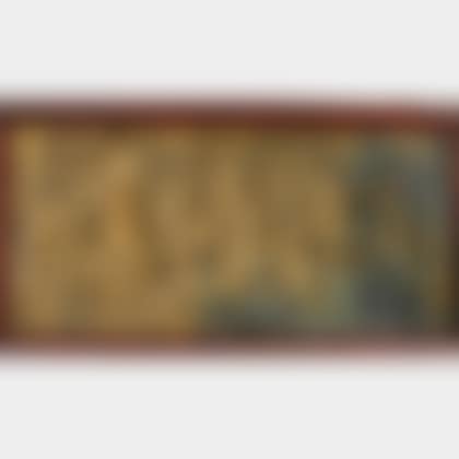 Framed Chinese Copper Bas Relief Plaque (preview)