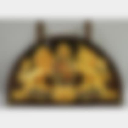 Gilt and Painted Pressed Tin British Monarchy Coat of Arms (preview)