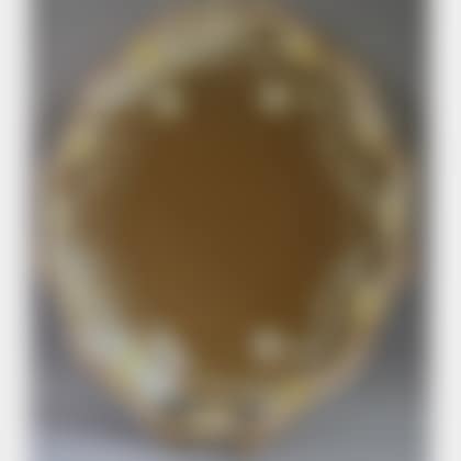 Venetian Oval Glass and Floral Etched Mirror (preview)
