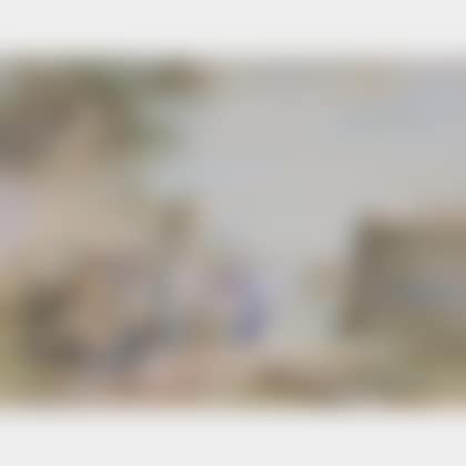 Village Scene with Soldiers. (preview)