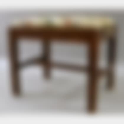 Chippendale Mahogany Stool with Crewelwork Upholstered Slip Seat (preview)