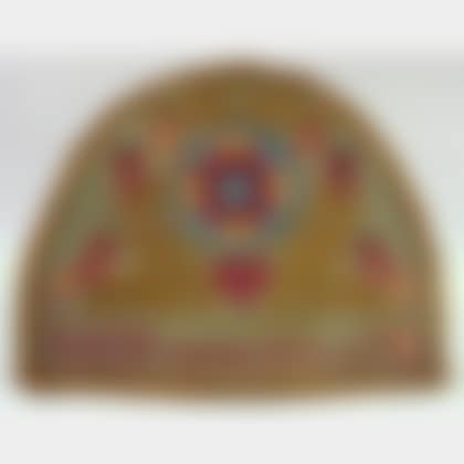Hooked Hearth Rug with Birds and Flowers (preview)