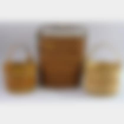 Twenty Assorted Woven Splint Baskets, Two Wooden Pails, and an Asian Basket (preview)