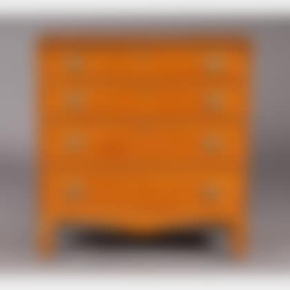 Federal Cherry and Maple Chest of Four Drawers (preview)