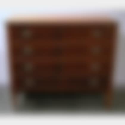Federal Cherry and Mahogany Veneer Four-Drawer Bureau (preview)