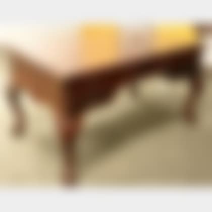 Chippendale-style Carved Mahogany Flat-top Partners" Desk (preview)