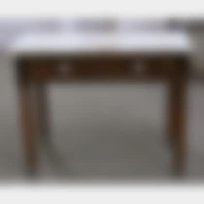 Empire White Marble-top Washstand with Long Drawer (preview)