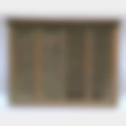 Brown-painted Wooden Louvered Fireboard (preview)