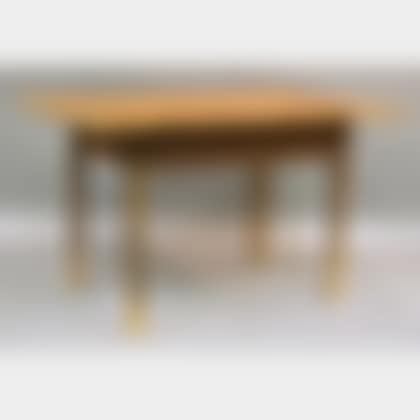 Maple Breadboard-top Red-painted Wooden Tavern Table with Tapering Legs (preview)