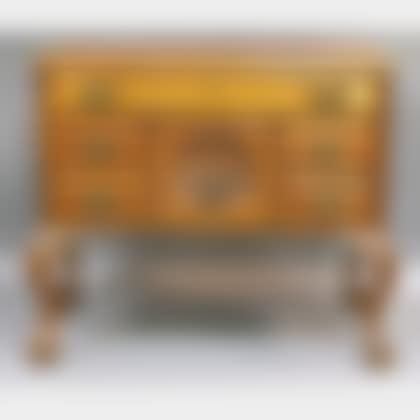 Philadelphia Chippendale-style Carved Mahogany Dressing Table (preview)