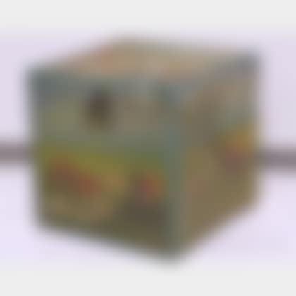 Hand-painted Hunting Scenes Decorated Asian Pigskin-clad Storage Box (preview)